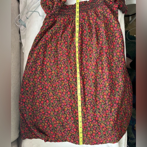 American Eagle flowered smocked knit minidress, size L. - Picture 5 of 6